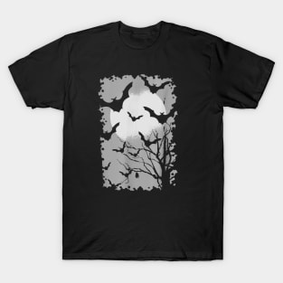 Bats Lover Gift Shirt Goth Graphic Halloween Costume T-Shirt